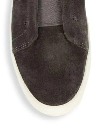 Shop Vince Conway Slip-on Sneakers In Graphite