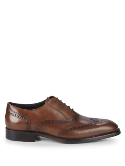 Shop To Boot New York Men's Bello Leather Brogue Oxfords In Black