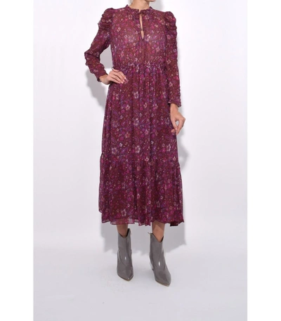 Shop Ulla Johnson Purple Sumac Izar Dress