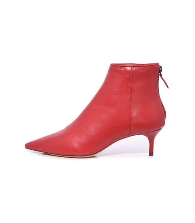 Shop Alexandre Birman Kittie Boot In Flame In Red/flame