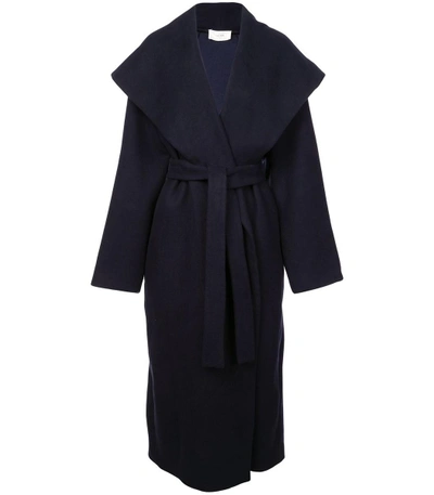 Shop The Row Trench Coat In Blue