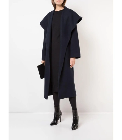 Shop The Row Trench Coat In Blue