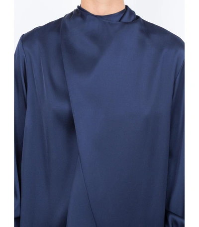 Shop The Row Loose Fit Blouse In Navy