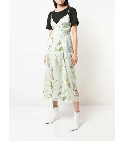 Shop R13 Multicolor Floral Print Slip Dress
