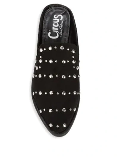Shop Circus By Sam Edelman Lucielle Studded Mules In Black