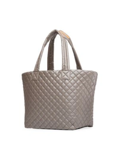 Shop Mz Wallace Medium Metro Tote In Grey