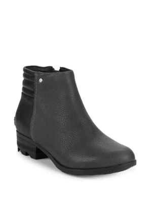 sorel danica waterproof leather bootie