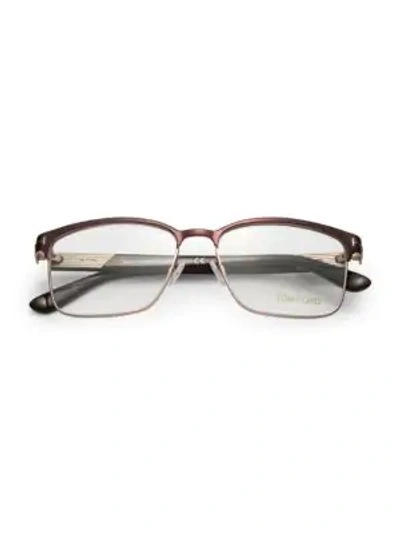 Tom Ford Square Optical Frames In Brown