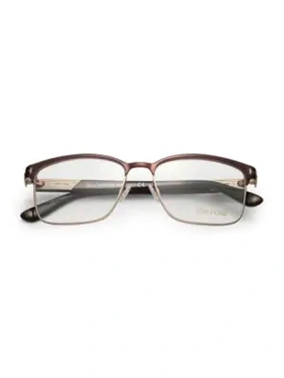 Tom Ford Square Optical Frames In Brown