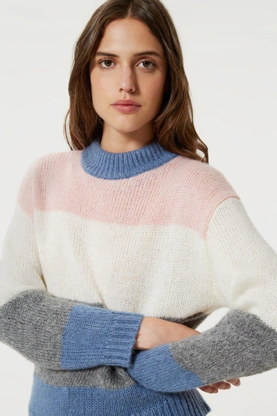 Shop Rebecca Minkoff Kendall Sweater In Blue Multi