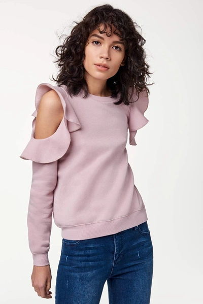 Shop Rebecca Minkoff Gracie Sweatshirt In Lilac