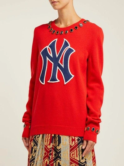 gucci yankees sweater