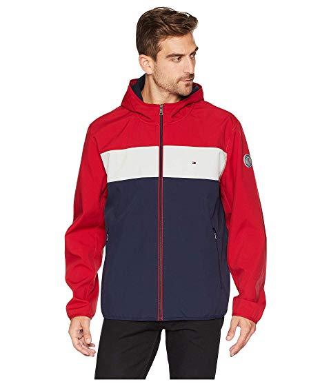 tommy hilfiger red white and blue hoodie