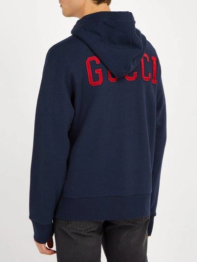 Gucci Navy Blue NY Yankees Patch Cotton Hoodie M Gucci