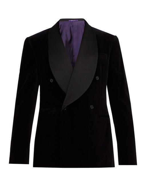 ralph lauren purple label double breasted suit