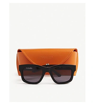 Shop Sun Buddies Bibi Square-frame Sunglasses In Black