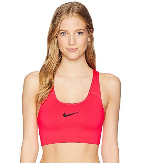 nike pro classic swoosh black bra