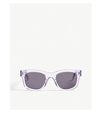 Shop Sun Buddies Bibi Square-frame Sunglasses In Dirty Sprite