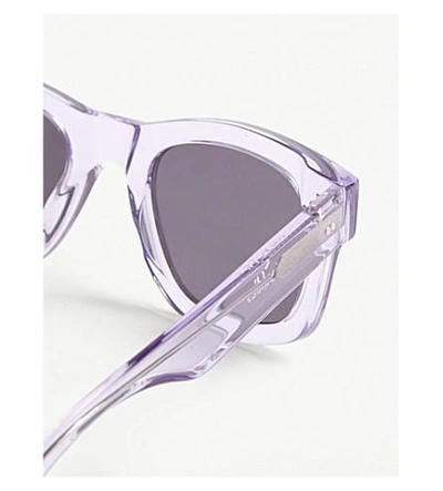 Shop Sun Buddies Bibi Square-frame Sunglasses In Dirty Sprite