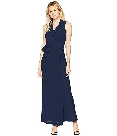 maxi tuxedo dress