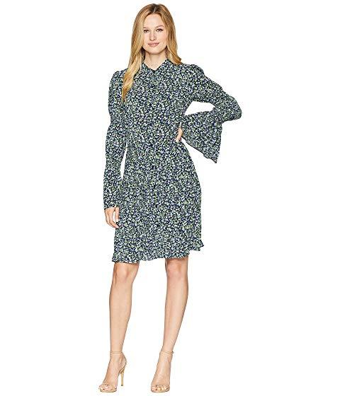 michael kors shirt dress green