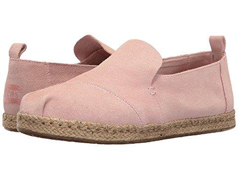toms pink suede shoes