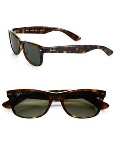 Shop Ray Ban Rb2132 55mm New Wayfarer Sunglasses In Havana