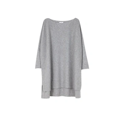 Shop Arela Eelia Cashmere Tunic In Grey In Melange Grey