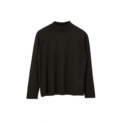 Shop Arela Joan Merino Wool Sweater In Dark Grey