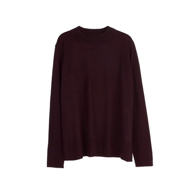 Shop Arela Joan Merino Wool Sweater In Cool Brown