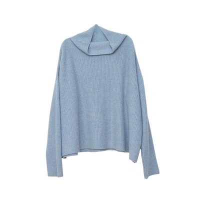 Shop Arela Drew Cashmere Sweater In Light Blue In Pale Blue