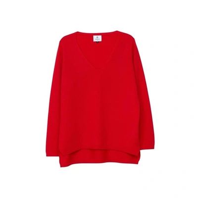 Shop Arela Vija Cashmere Sweater In Red In Bright Red