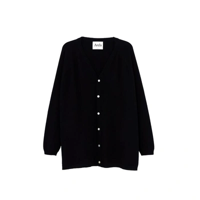 Shop Arela Jill Cashmere Cardigan In Black