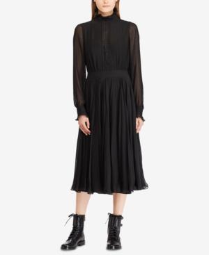 polo ralph lauren pleated dress