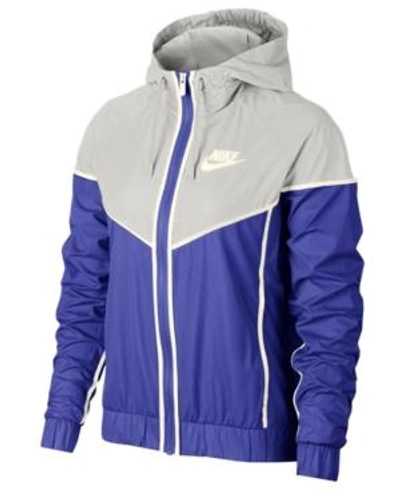 Shop Nike Sportswear Windrunner Hooded Jacket In Persian Voilet