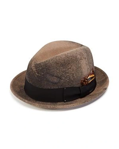 Shop Bailey Of Hollywood Tino Hat In Taupe Swirl