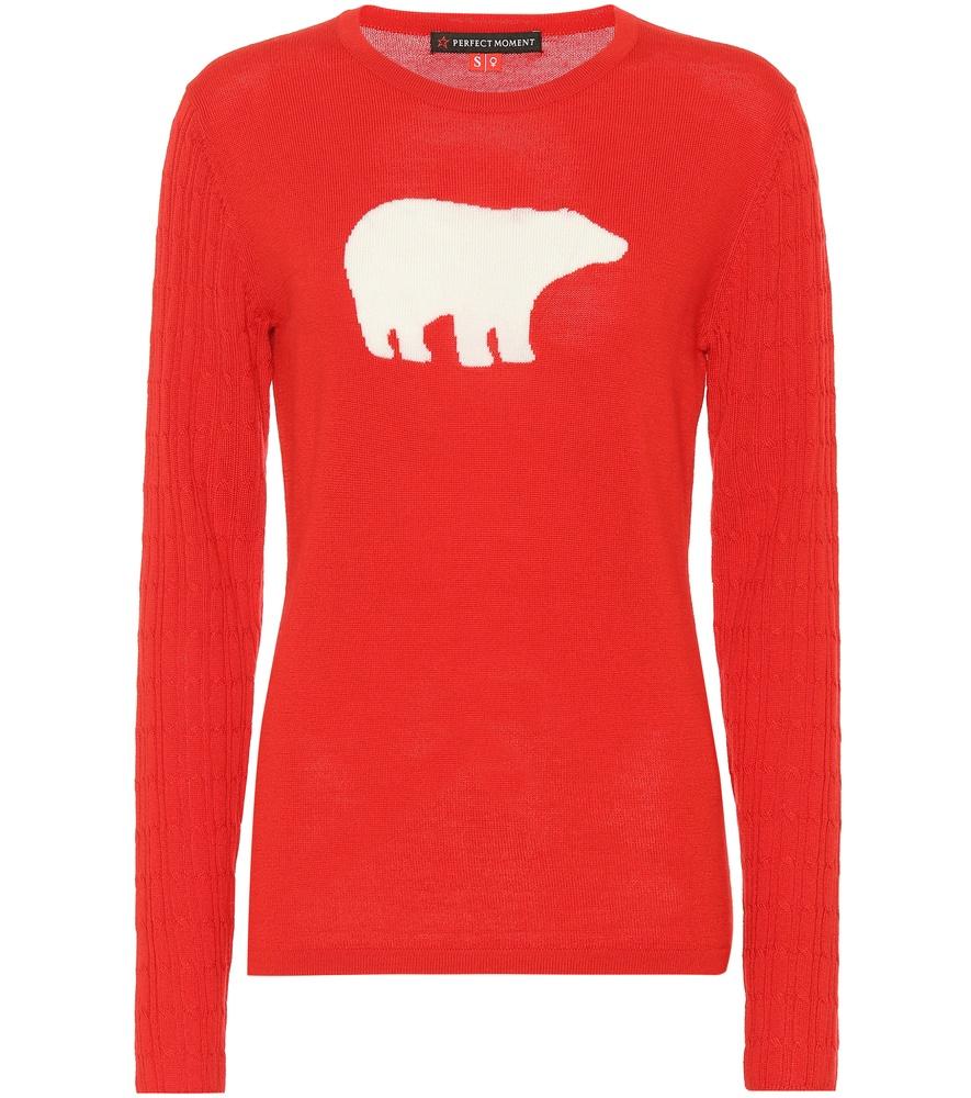 perfect moment bear sweater