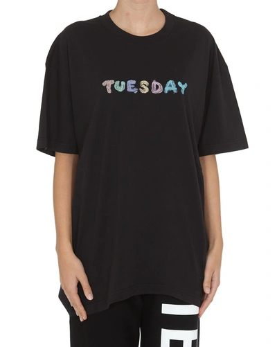 Vetements Weed-day T-shirt In Black | ModeSens