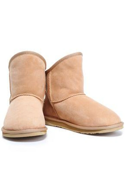 Shop Australia Luxe Collective Shearling Ankle Boots In Cream