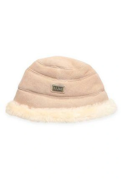 Shop Australia Luxe Collective Woman Shearling Hat Sand