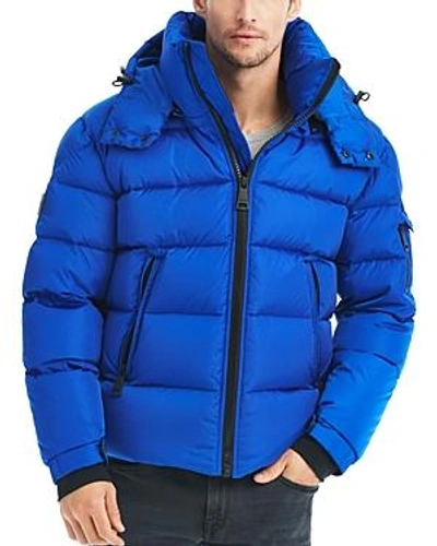 Shop Sam Glacier Puffer Coat In Royal