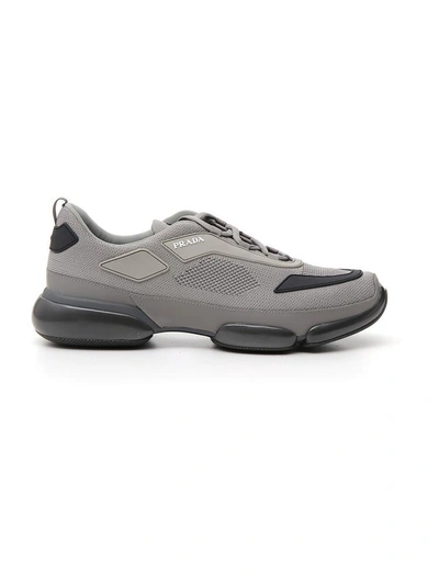 Shop Prada Cloudbust Sneakers In Grey