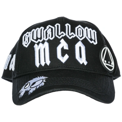 Shop Mcq By Alexander Mcqueen Mcq Alexander Mcqueen Swallow Sponsorship Baseball Cap In Black