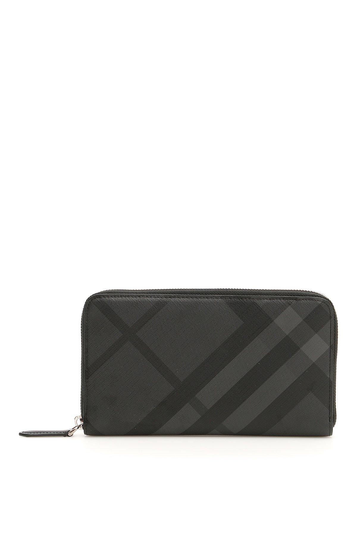 burberry wallet grey