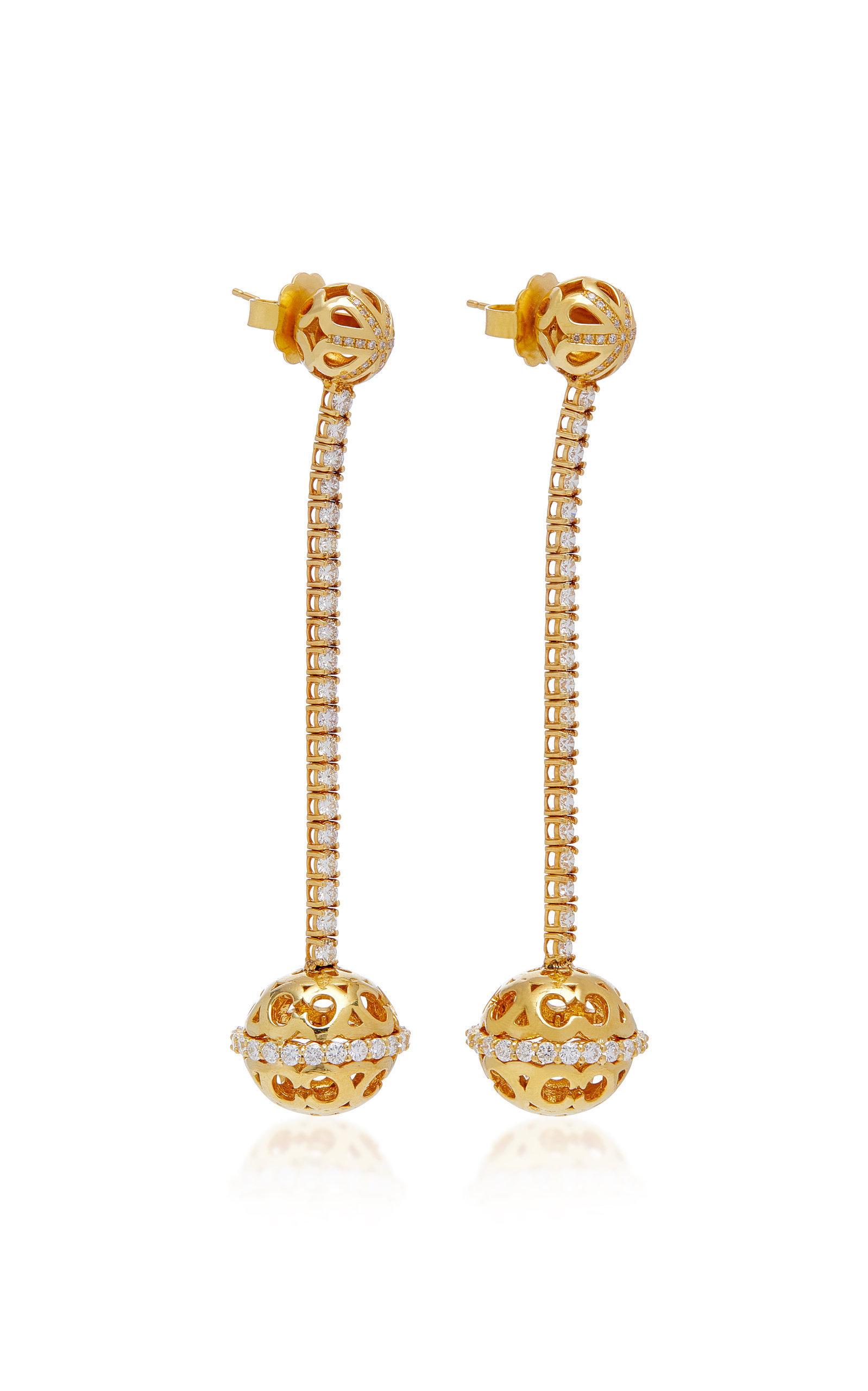Colette Jewelry 18k Gold Diamond Earrings | ModeSens