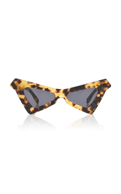 Shop Marni Spy Sunglasses In Brown