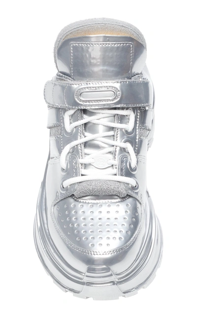 Shop Maison Margiela Chunky Sneakers In Silver