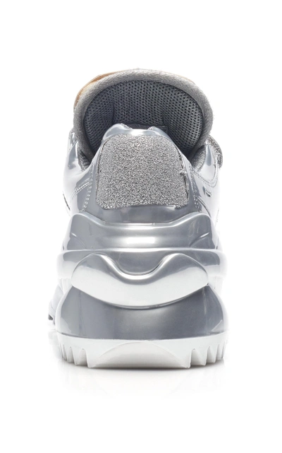 Shop Maison Margiela Chunky Sneakers In Silver