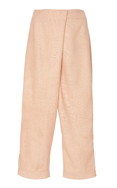 Shop Alix Of Bohemia Geisha Petal Linen Pant In Pink