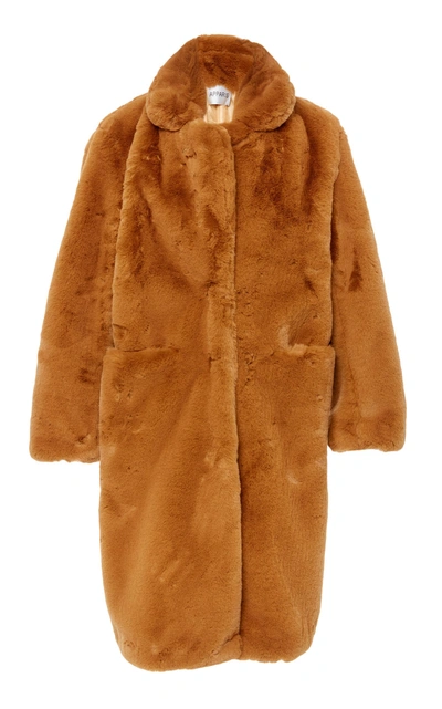 Apparis laure faux fur coat sale